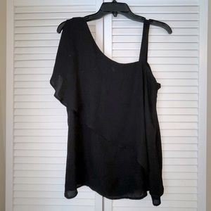 Womens one shouldered blouse size M